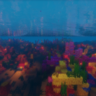 Colorful Coral Formations in Serene Underwater Scene