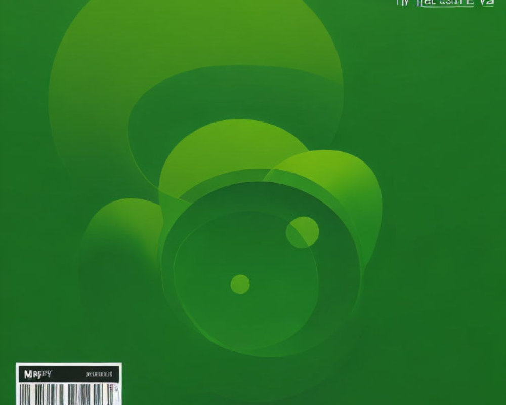 Green abstract background with translucent circles and bubbles, white text and symbols