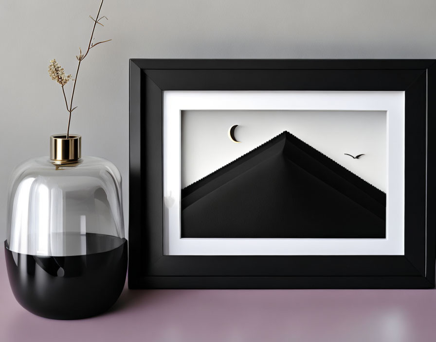 simple black photo frame