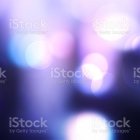 Purple Translucent Circles Overlapping with Blurred Text Elements