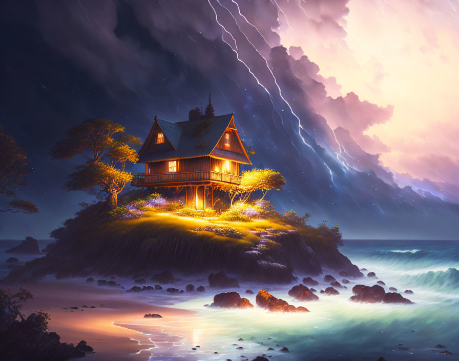 House at the ocean