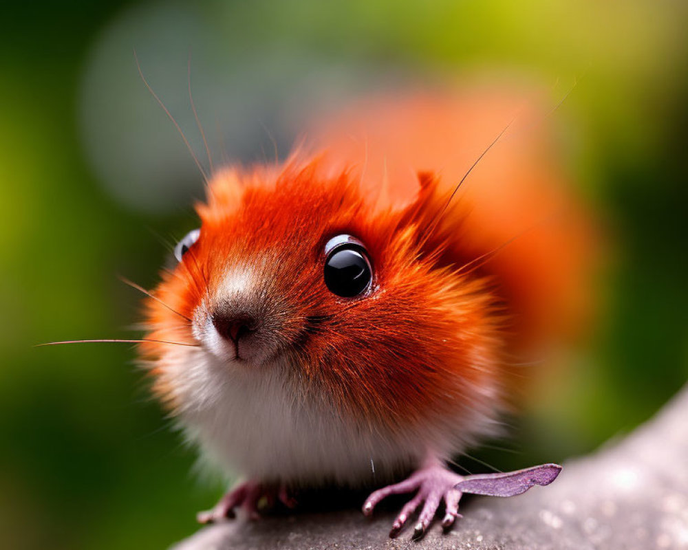 Whimsical animal with guinea pig body and duck features