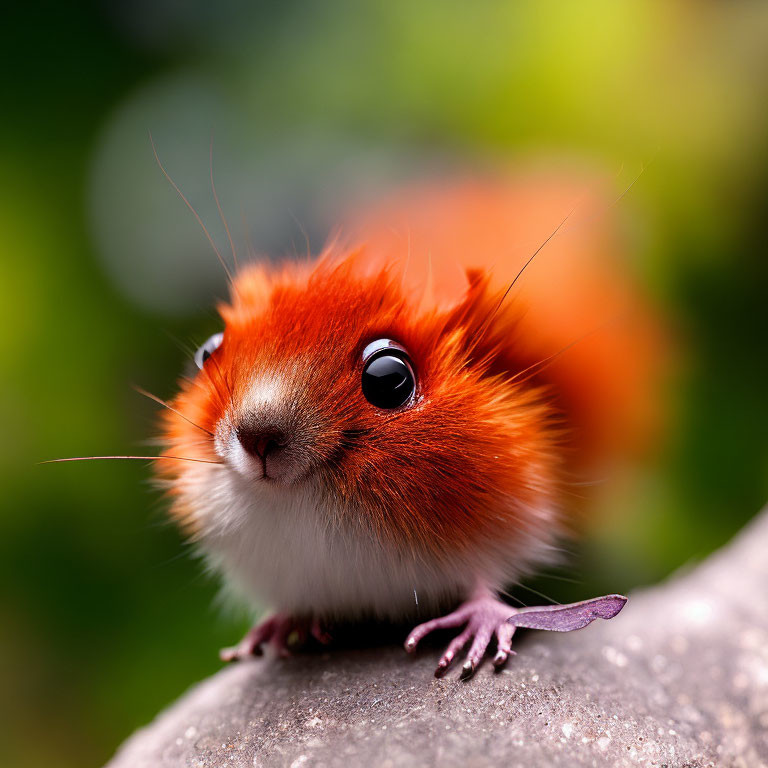 Whimsical animal with guinea pig body and duck features