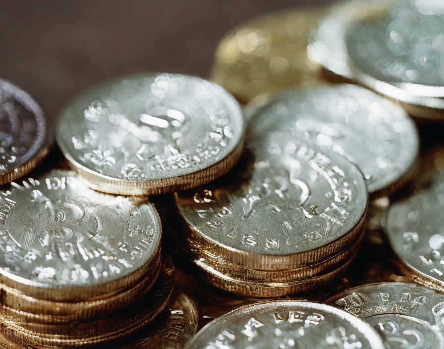 Detailed Engravings on Varying British Pound Coins