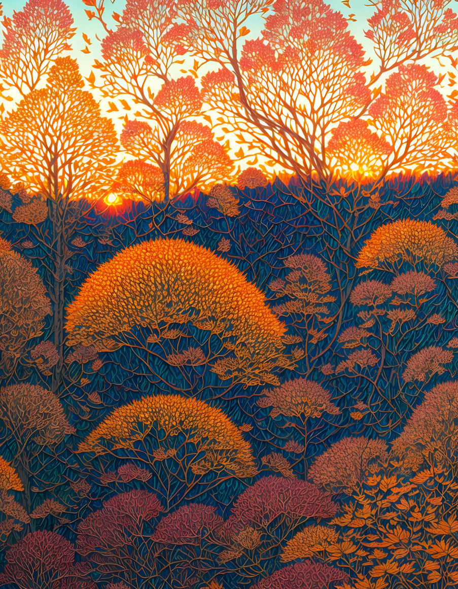 Autumn Joy Sunset