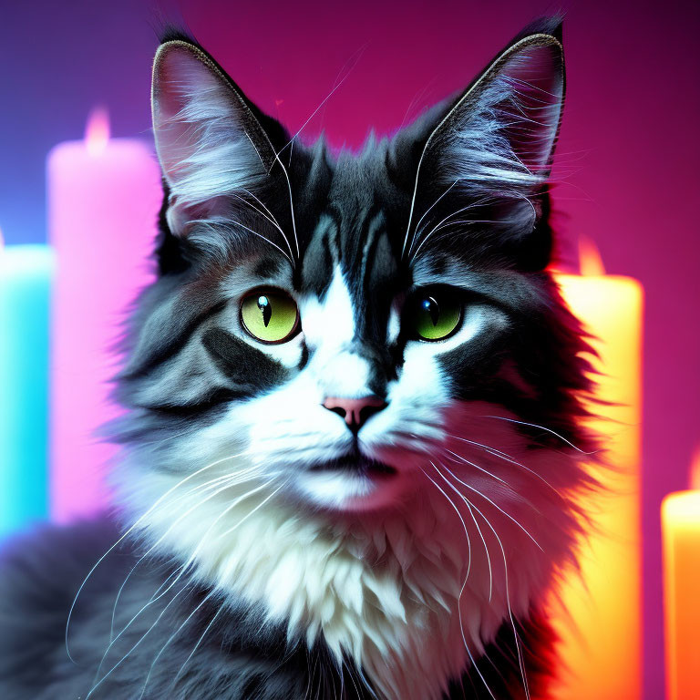 Colorful Cat