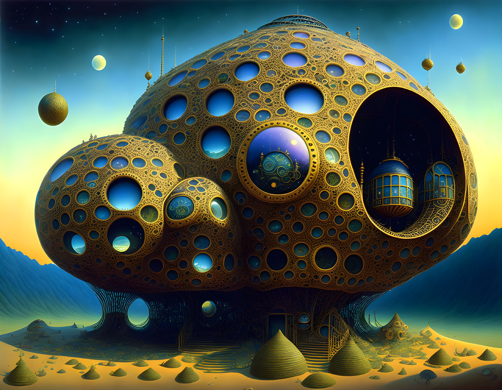 biomorphic house