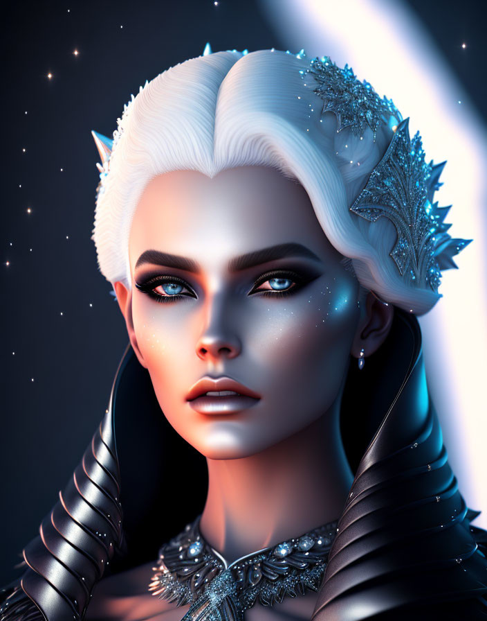 Ice Queen of the dark underworld of Antarctica