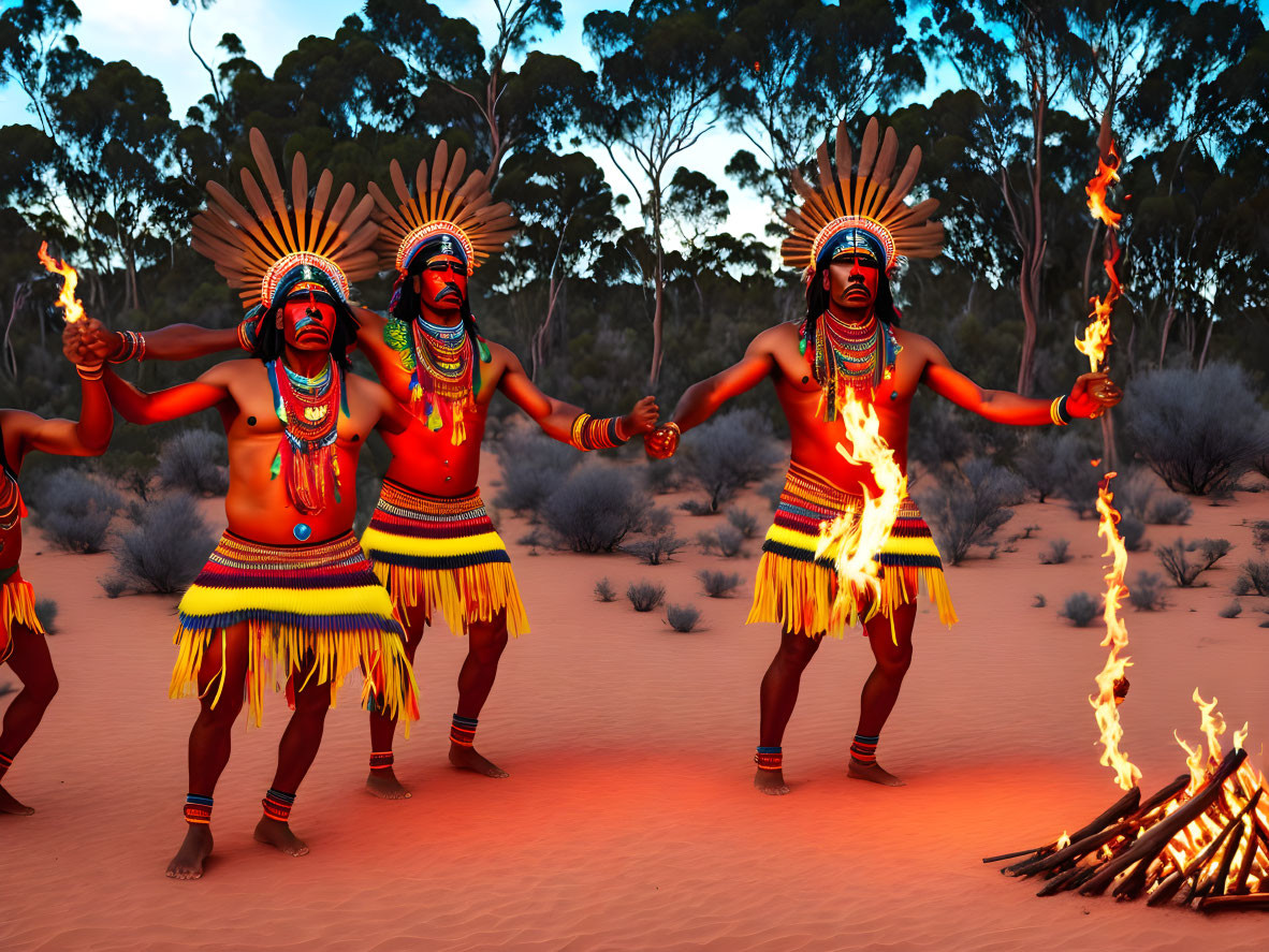 fire dancing