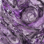 Swirling Purple, Black, and Blue Marbled Pattern Texture