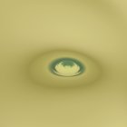 Digital Image: Pearl on Gold Clamshell on Yellow Gradient