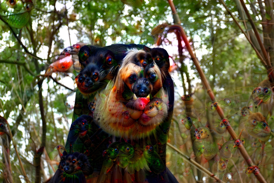 deep  scary bear