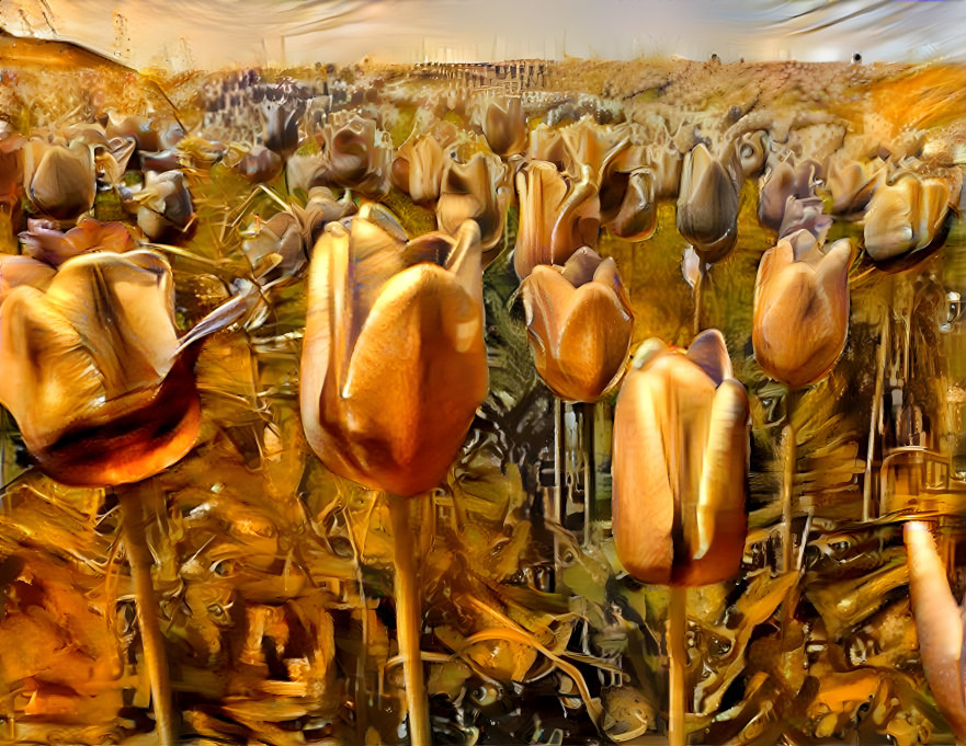 golden tulips 