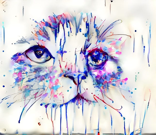 watercolor cat