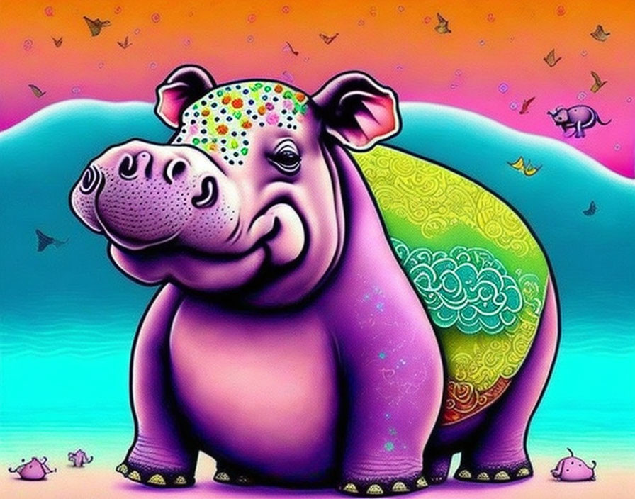 Happy Hippy Hippo