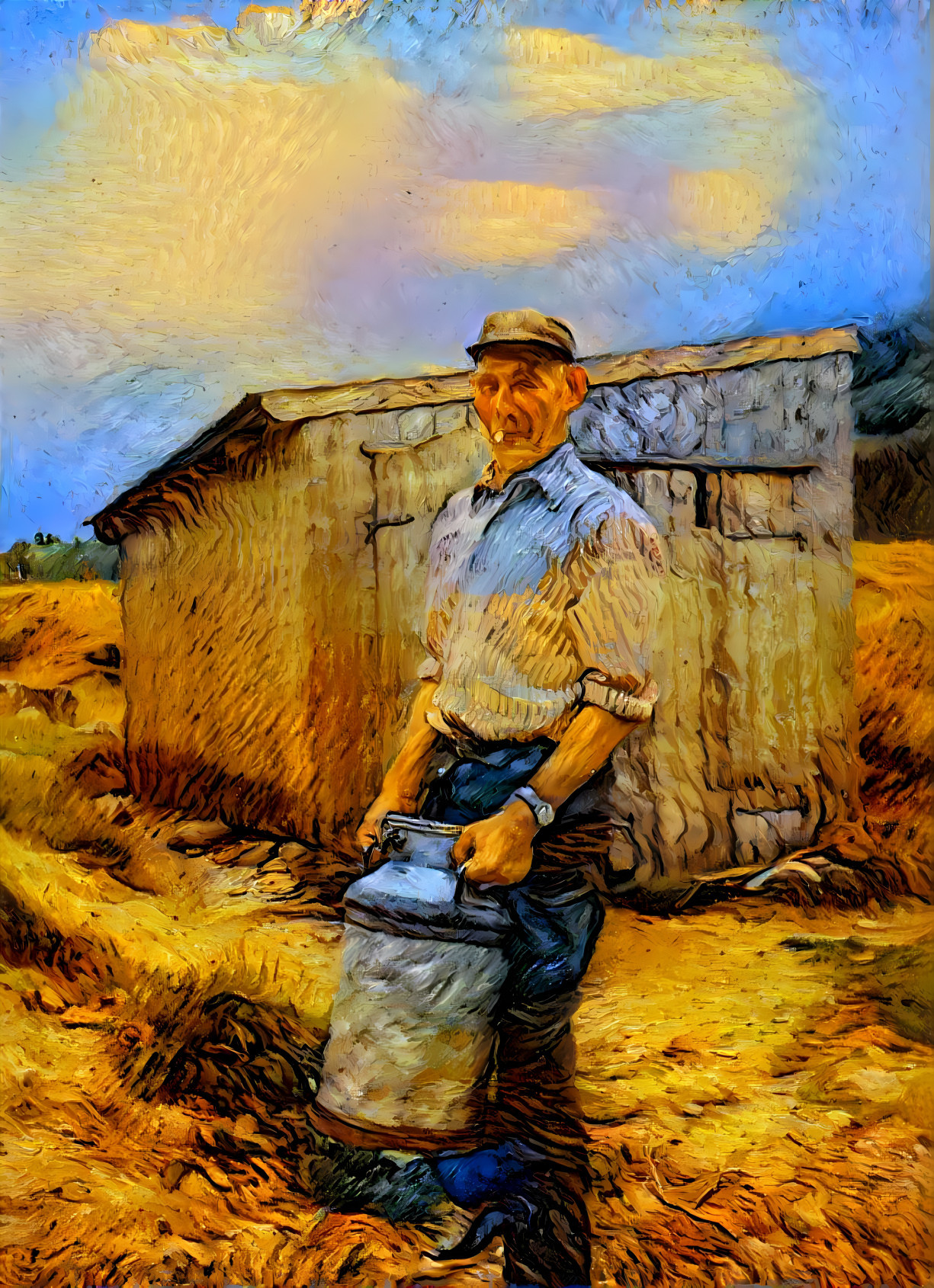 Old farmer