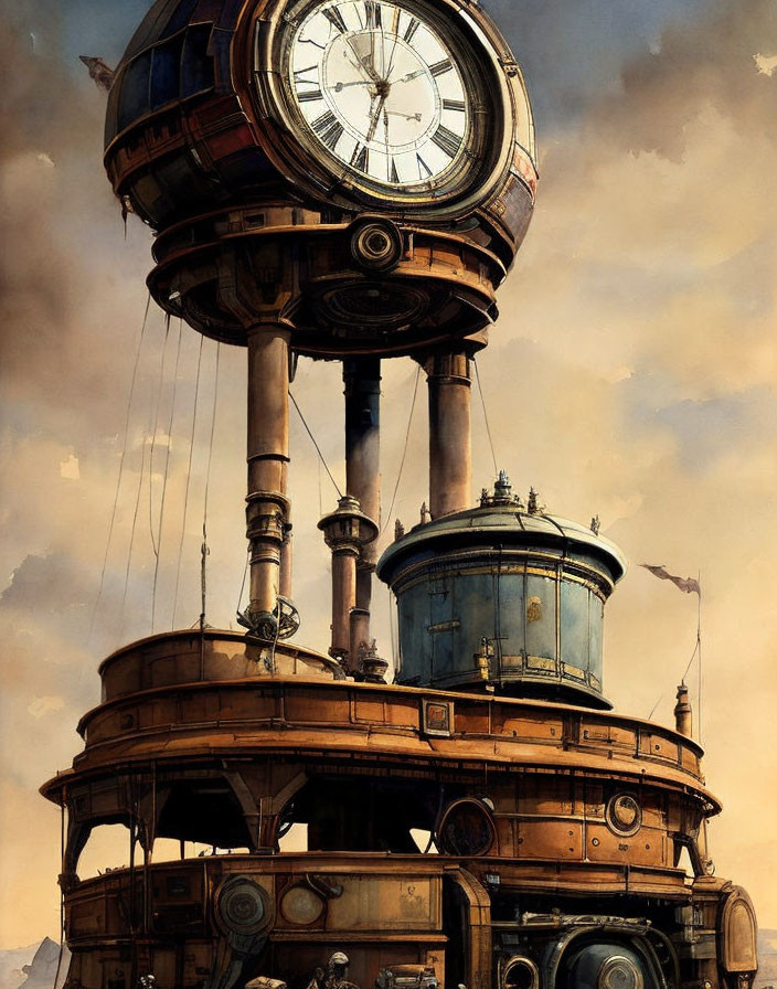 Steampunk Time Machine 