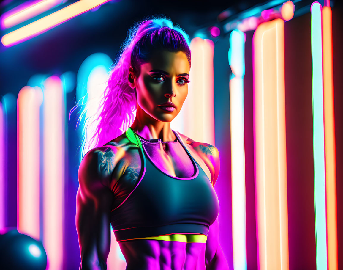 Neon exercise   