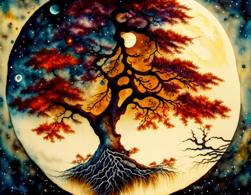 L'arbre sur la lune