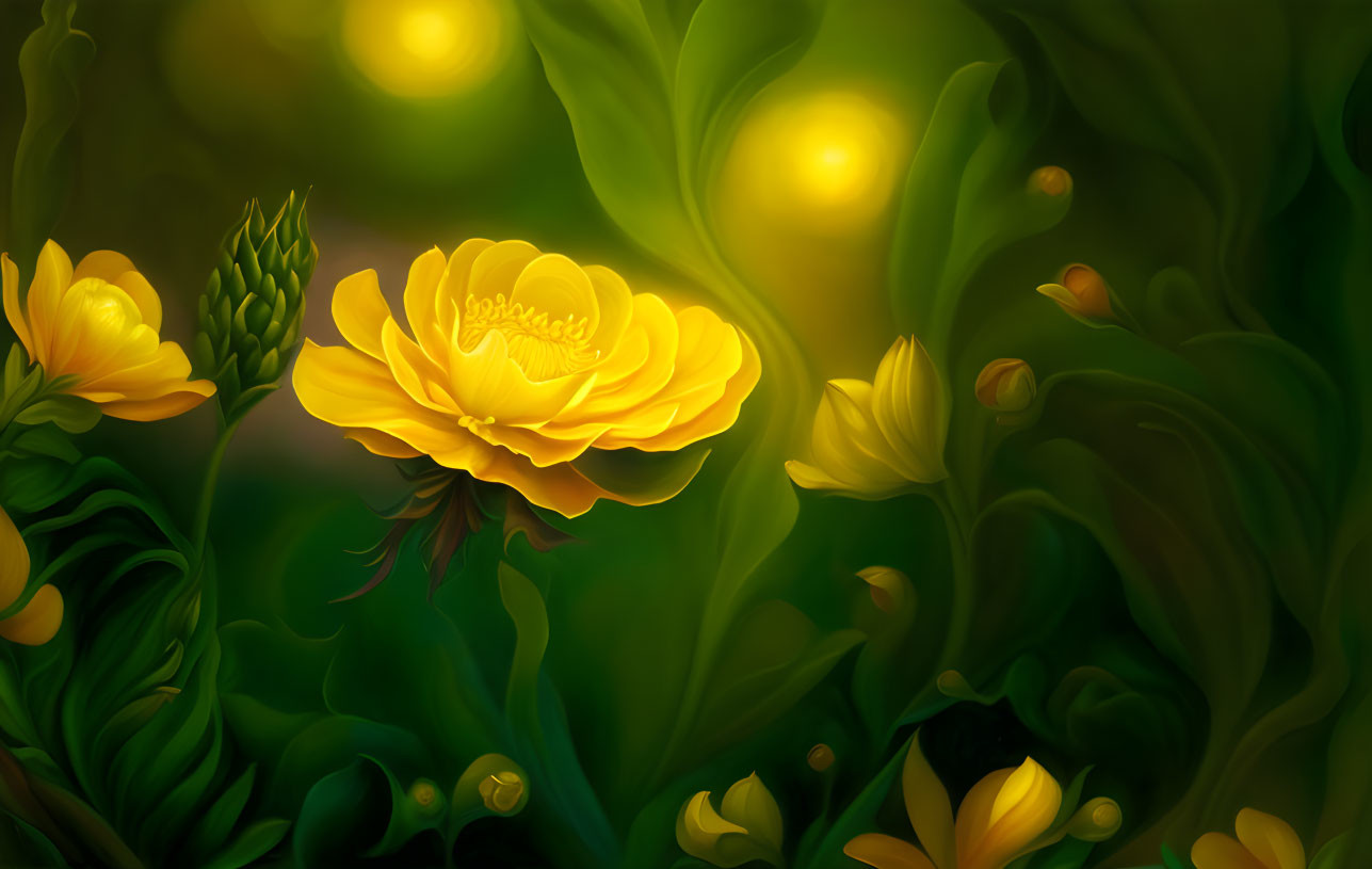 magical yellow flower