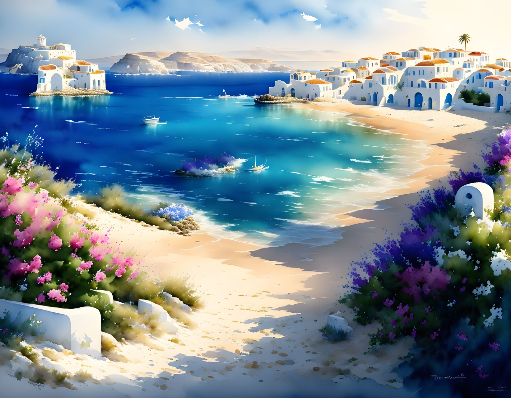 Greek seascape 