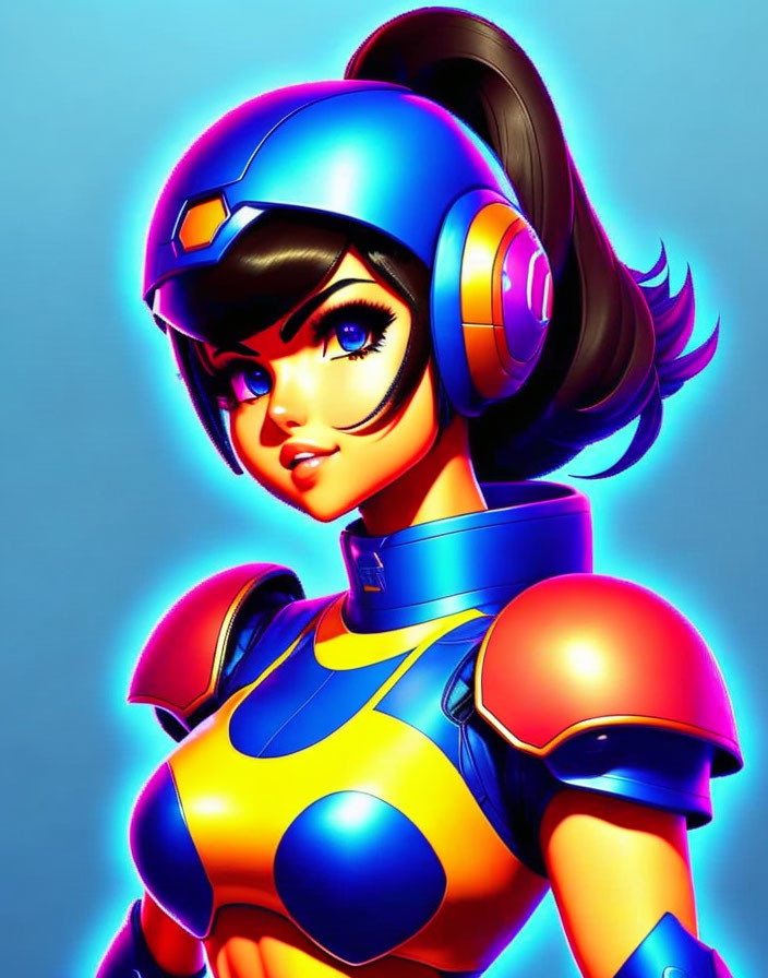 Selena Gomez as mega Man