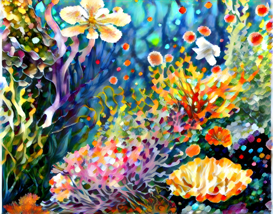 undersea flora (impressionist)