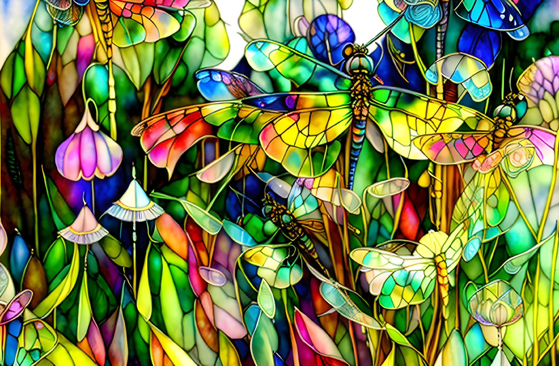 Glass Dragonflies