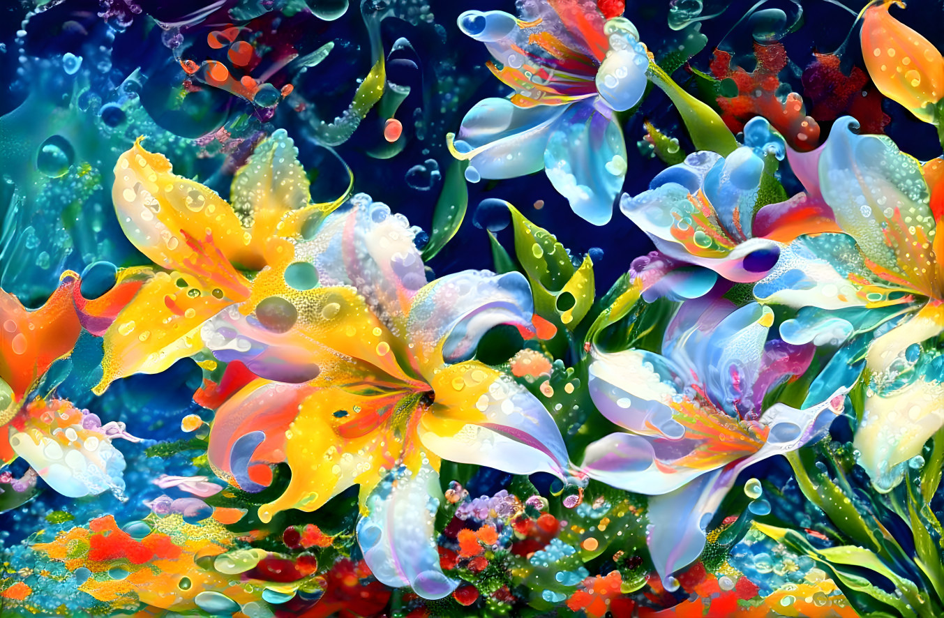 Lilies Underwater