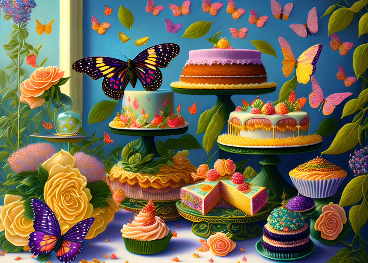 Butterflies in a Bakery