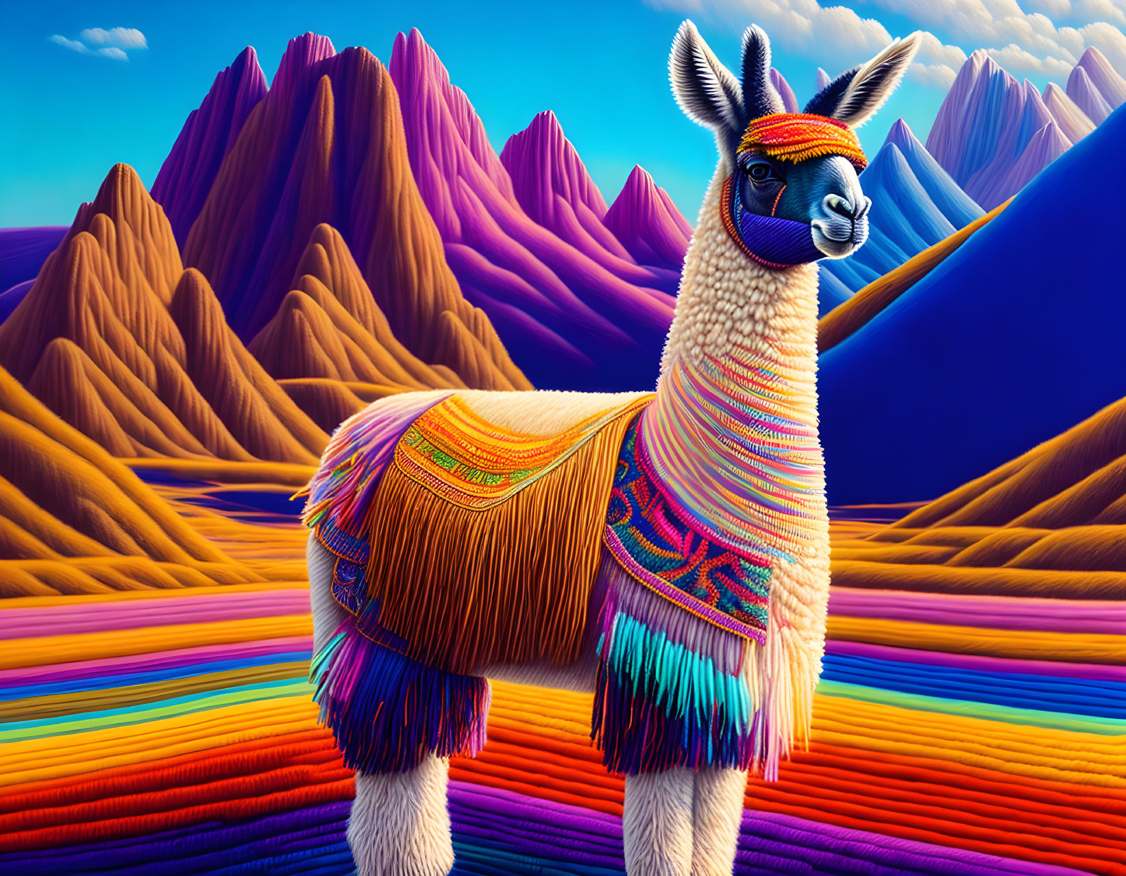 Llama in Perú 