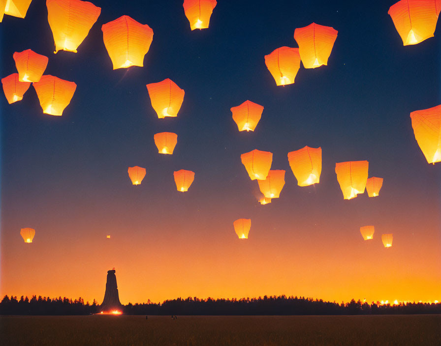 My Spy Sky Lanterns Infiltrating Wyoming! 