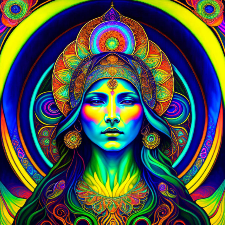 Shamanic Woman ala Alex Grey