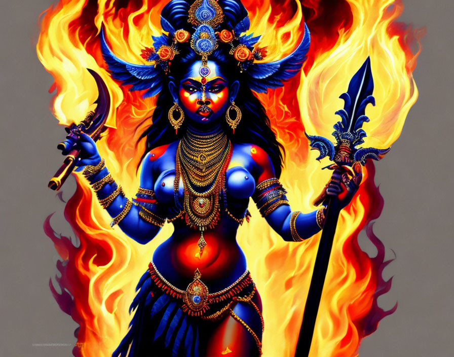 Kali - Hindu goddess of war and death