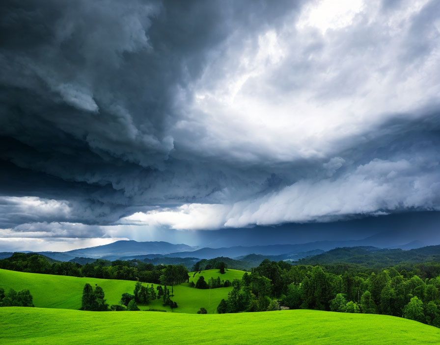 stormy landscape