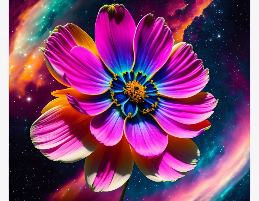 Cosmic flower 