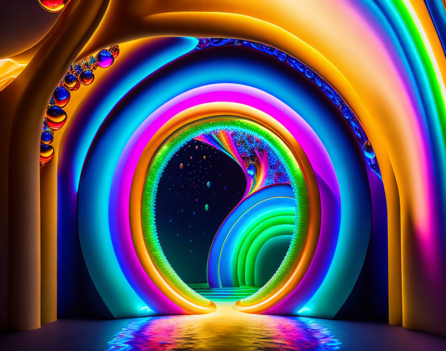 Colorful gateway!