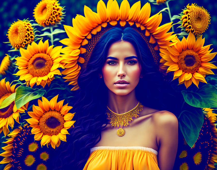 Sunflower Girl