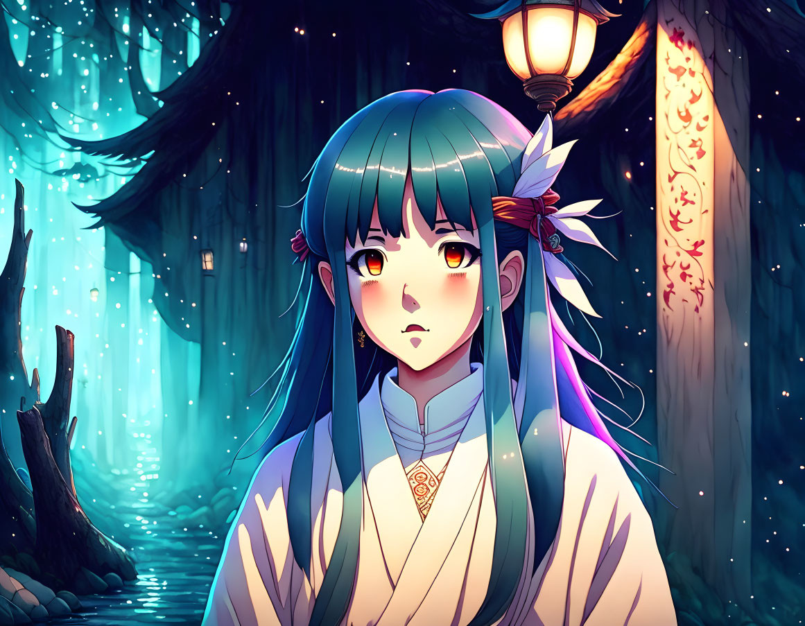 Haku in night town