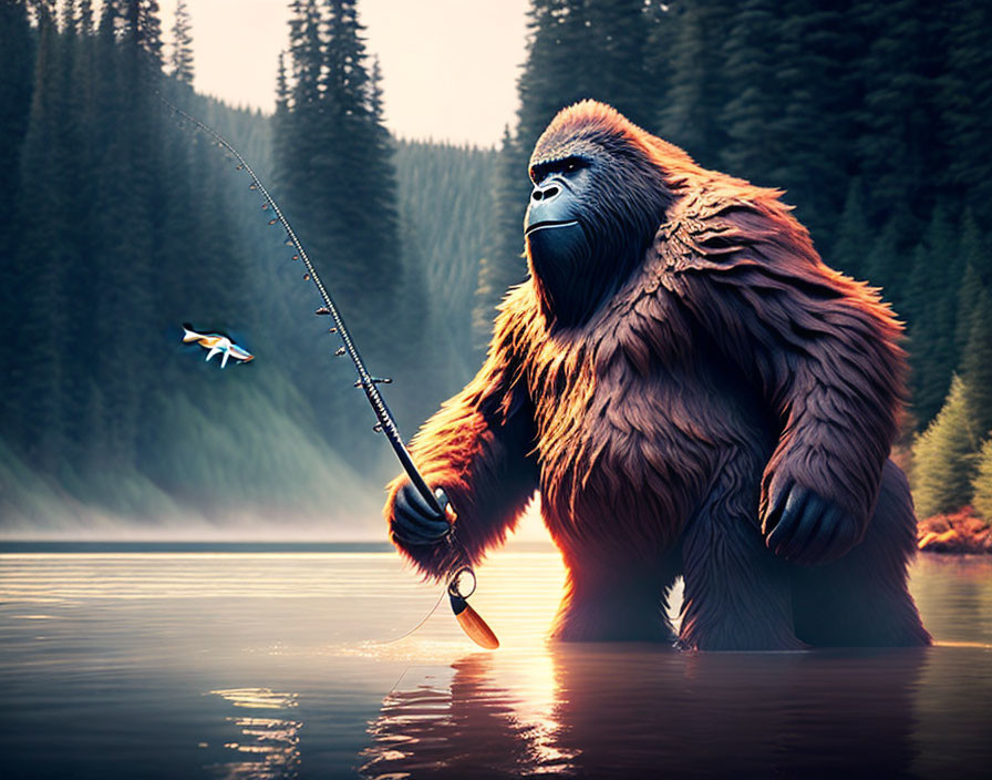 Fishing squatch