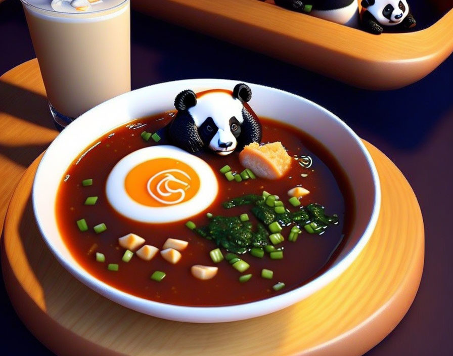 Panda in Ramen!