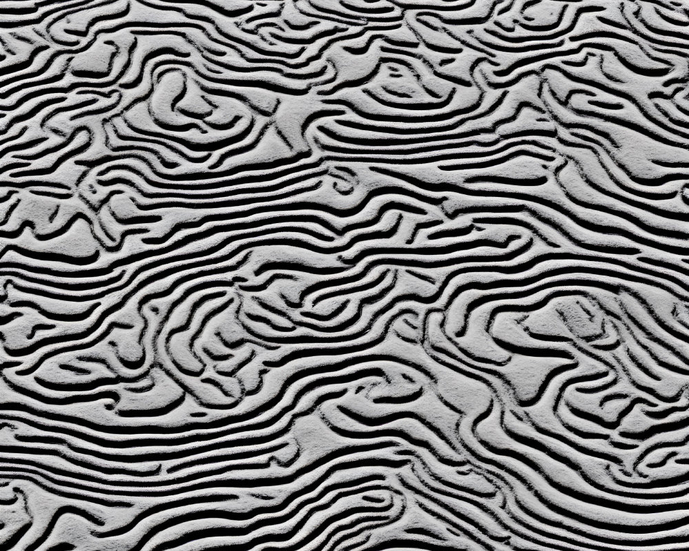 Monochrome textured pattern of rippled lines suggesting movement