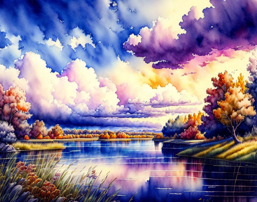 Watercolor Landscape 
