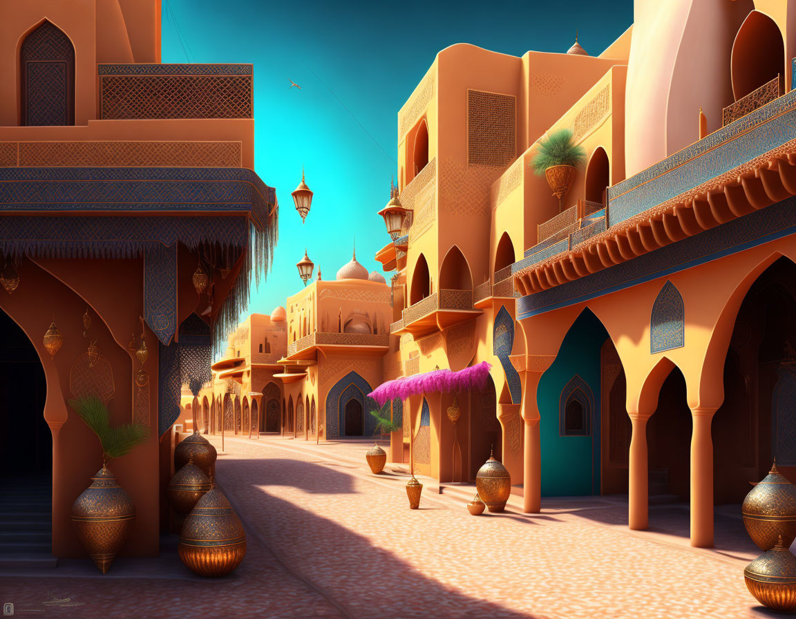 Saudi Arabian town