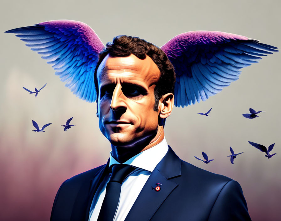 flying macron