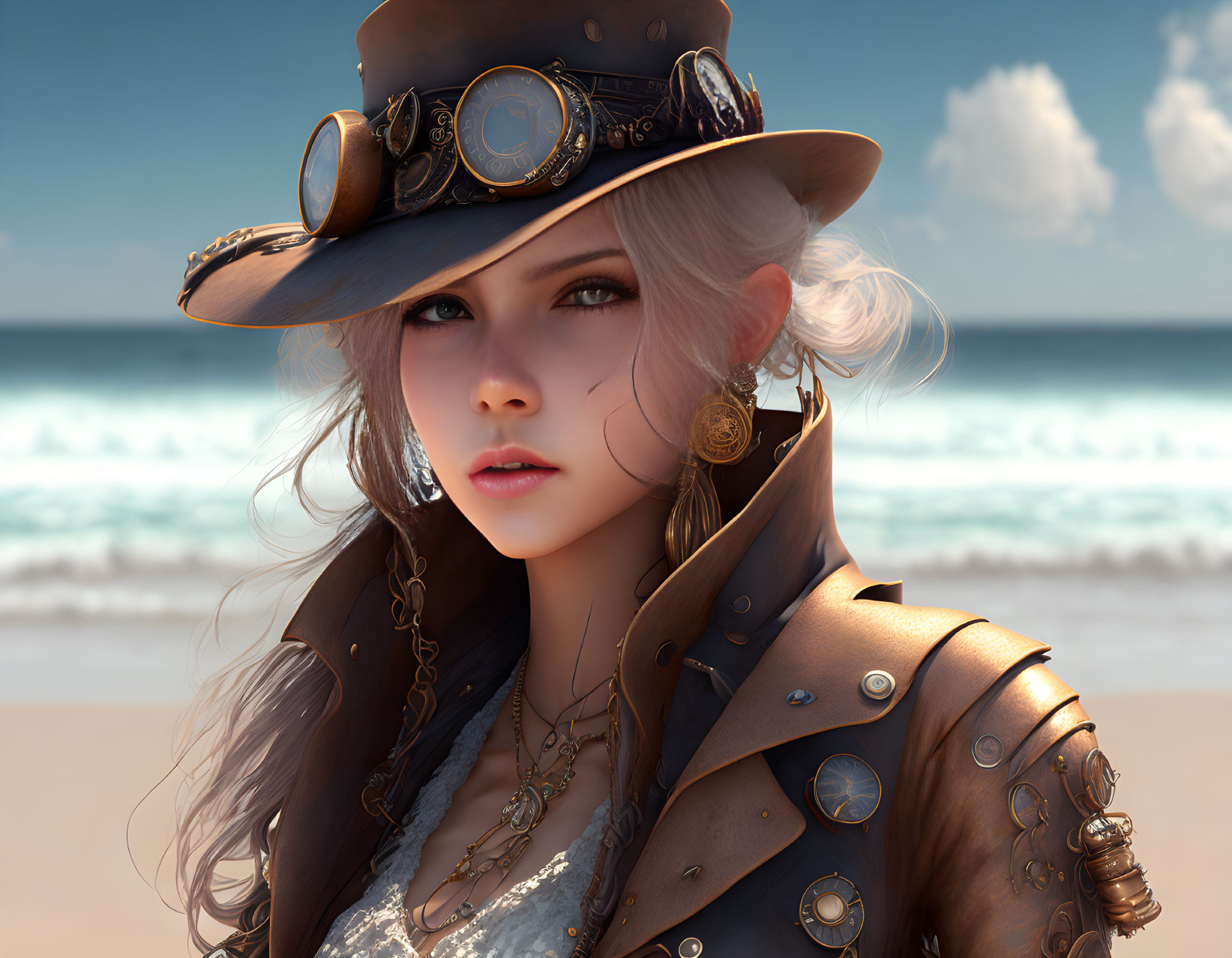 Again, steampunk girl