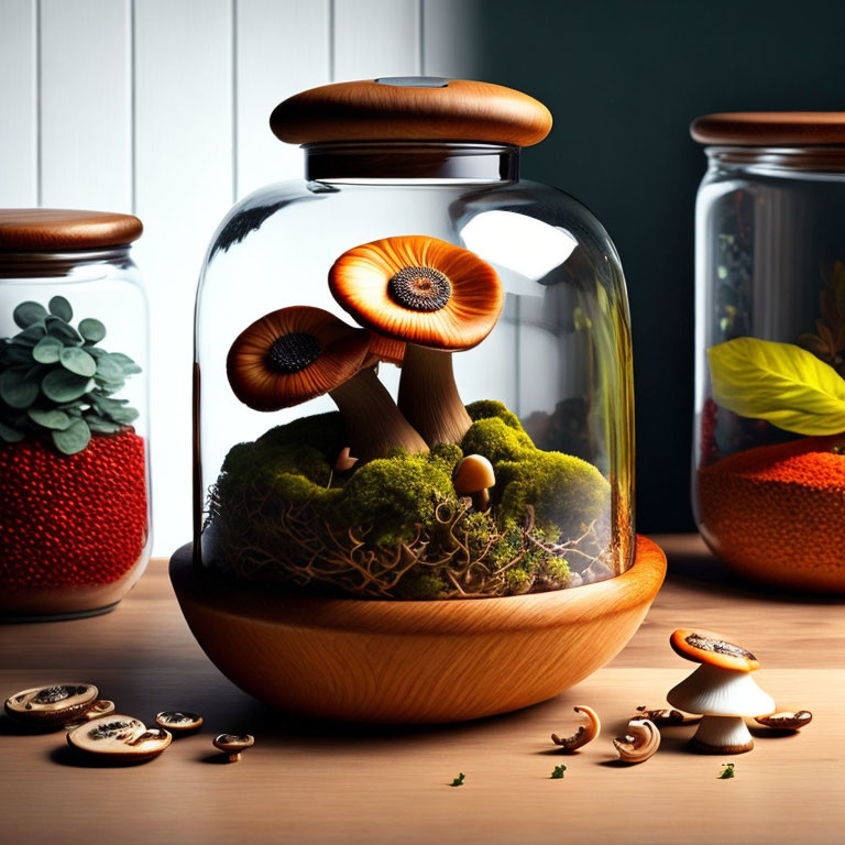 Mushroom Jar