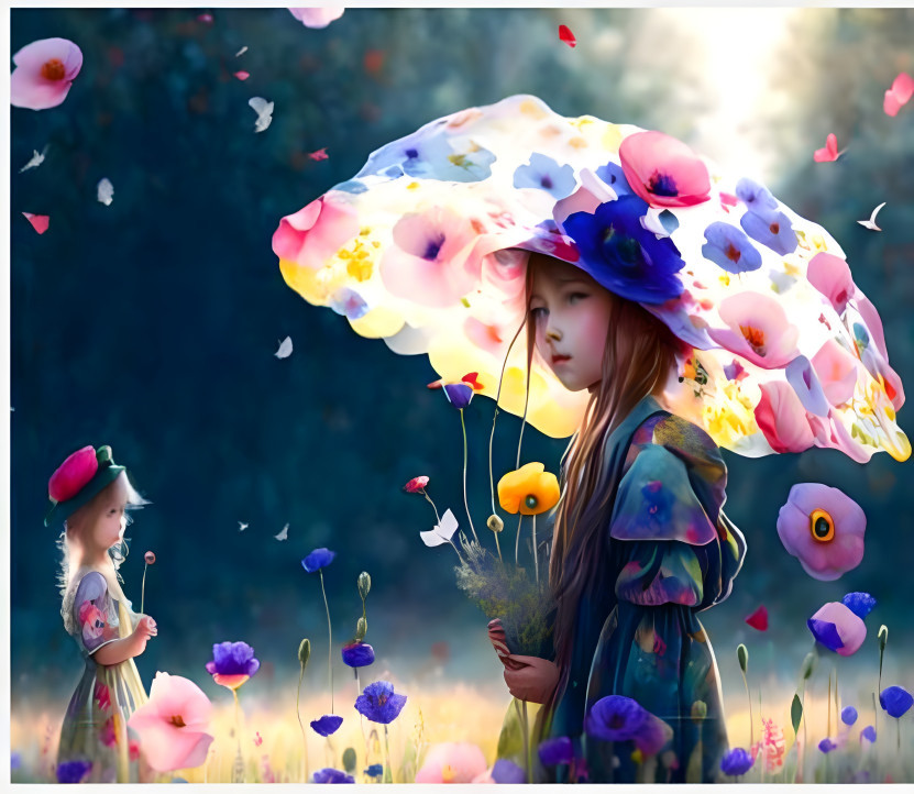 girl with umbrella