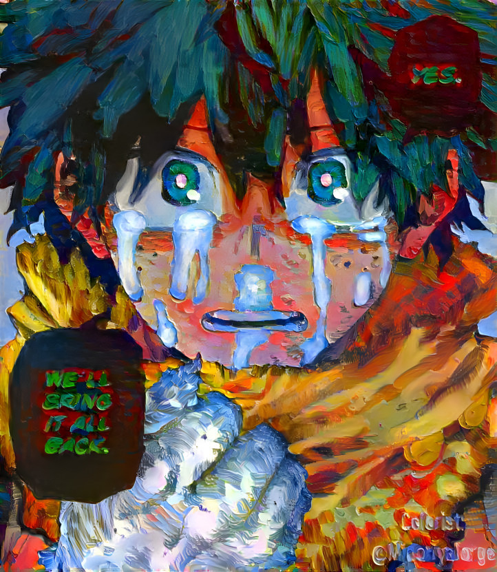 Crying Deku Panting