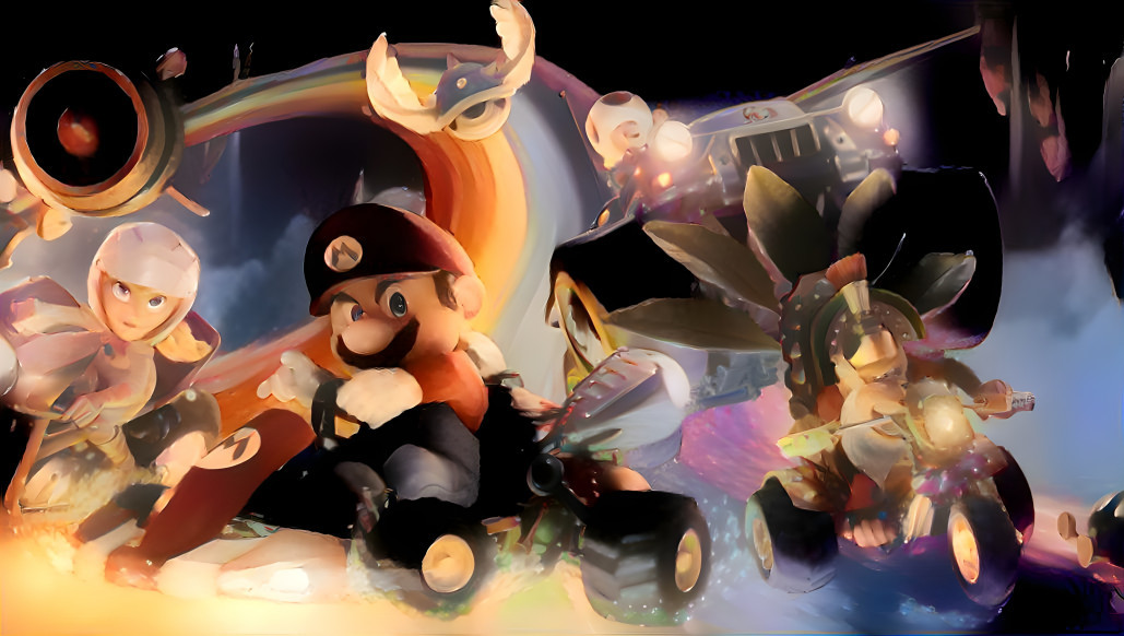 HD dark Mario Cart